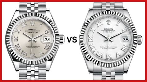 rolex datejust 28mm vs 31mm|Rolex Datejust 31 diamond bezel.